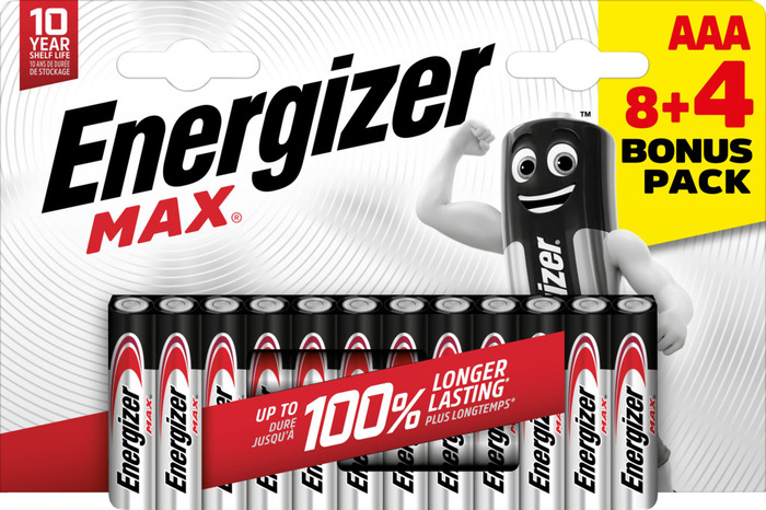 Batteri MAX AAA/LR03 12-pack Energizer